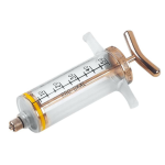 SERINGUE ACRYLIQUE AVEC ACIER INOXYDABLE 50 ML